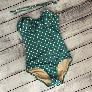 J Crew Polka Dot Swim Suit